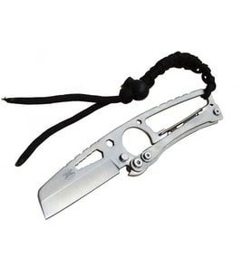 Gear Hit Cutter Tx01 Outdoor Kamp Bıçağı Metal 19 Cm - İpli Sap, Kılıflı