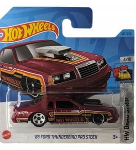 Hot Wheels Tekli Arabalar '86 Ford Thunderbird Pro Stok HKK03 (Mavi)