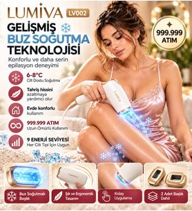 W-1101 IPL Lazer Buz Soğutmalı IPL Lazer Epilasyon Cihazı 999.999 Atım, 9 Seviye, 2 Başlık, Otomatik/Manuel