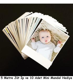 Polaroid Fotoğraf Baskı 12 Adet 7x8, Hediyeli, Full HD Kişiye Özel Fotokart