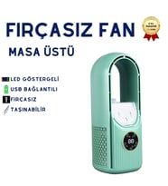 Pervanesiz 6 Kademeli Sisleme Fanı 100ml Su Hazneli Masaüstü Serinletici