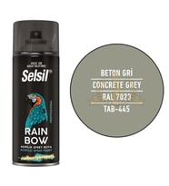 Selsil Rainbow Akrilik Sprey Boya BETON GRİ 400 ml. - RAL7023