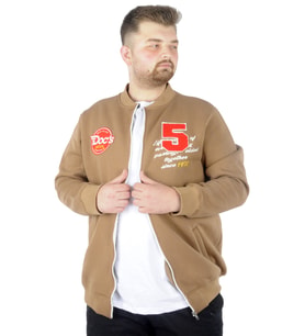 Mode XL Büyük Beden Erkek Kolej Mont Doc's Five 22606 SütlüKahve