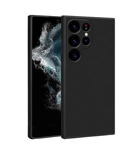 Samsung Galaxy S25 Ultra Uyumlu Kılıf Zore Premier Silikon Kapak (Siyah)