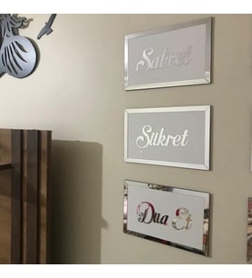 Sabret şükret dua et 25x15