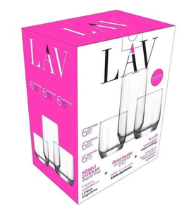 LAV DİA SET 18 PARÇA BARDAK SETİ