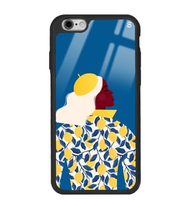 iPhone Modellerine Uyumlu Lemon Woman Tasarımlı Glossy Telefon Kılıfı