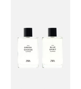 ZARA BLUE SPIRIT SUMMER + GREEN SAVAGE SUMMER EDT 2 X 90 ML