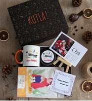 Kişiye Özel Mimar Hediye Kutusu - Kişiye Özel Kupa Standart, Çay, Takvim, Mum  Hediyesi (Turuncu)