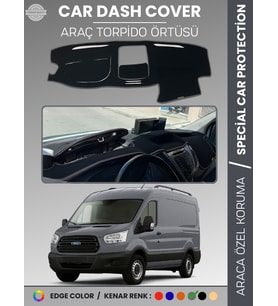 FORD TRANSİT V363 (2014-2019) KAPAKLI Torpido Örtüsü Torpido Koruma Tam Uyum Kaymaz Kolay Montaj
