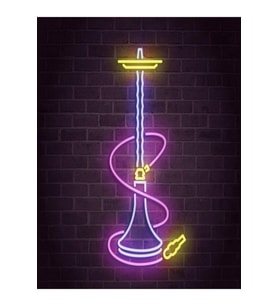Nargile Pleksi Neon Tabela