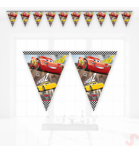 Cars 3, Üçgen Bayrak Flama - 2,90 mt