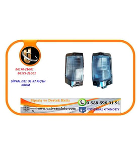 SİNYAL D21 1991-1997 SOL (KROM)