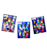 3 Set - 30 Parça Tox Taşıtlar, Meyveler ve Sebzeler Parmak Kukla T181 T104 T105