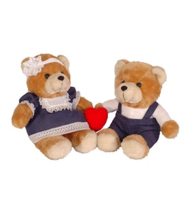 Aşık Ayılar Kahve Peluş 32 cm