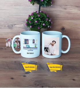 Yazılım Geliştirme Uzmanı Kupa Bardak Beyaz Fotoğraflı