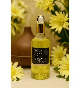 Ylang Ylang Esans Uçucu Yağ Doğal Yoğun Koku Buhurdanlık Difüzör Parfüm Esansı 100 Ml