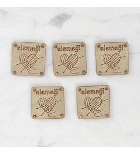 Loren Crafts Elemeği Deri Arma 5 Adet - 1569