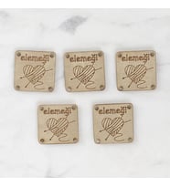 Loren Crafts Elemeği Deri Arma 5 Adet - 1569
