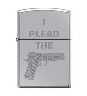 Zippo Plead The 2nd High Polish Chrome Çakmak