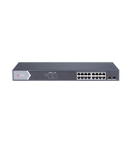 HIKVISION DS-3E0518P-E/M 16 PORT GIGABIT 16 PORT POE YONETILEMEZ SWITCH 125W