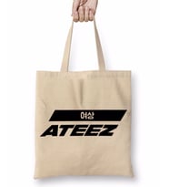 Ateez Yeosang Bez Çanta Uzun Saplı