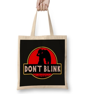 Dr Who Jurassic Park Dont Blink Bez Çanta Uzun Saplı