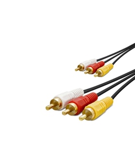3Rca Kablo Gold 10M Siyah HDX5057