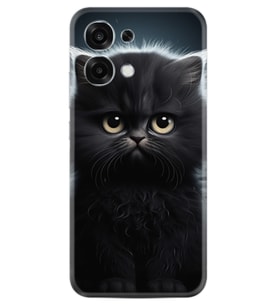 Oppo A6 Pro Kılıf Boutique Baskılı Resimli Tombul Kedi Pcode -003