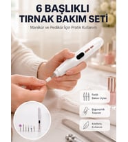 Lexroo Kurutma Özellikli Manikür Pedikür Cihazı Şarj Edilebilir