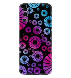 General Mobile Gm 23 Kılıf Silikon Desen Özel Seri Daireler 1751