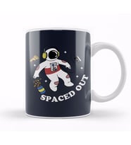 Spaceman Spaced Out Kupa Bardak Porselen