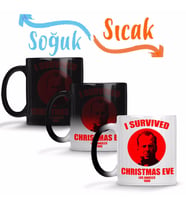 Christmas Eve Survivor Sihirli Kupa Bardak Porselen
