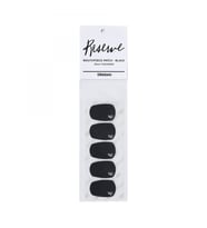 D'Addario RMPO1B Reserve Siyah Bek Koruyucu Dişlik (5'li Paket) 0.80mm Kalınlık, Diş Titreşimini Emer, Beki Korur ve Konfor Sağlar