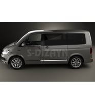 VW T6 Transporter Krom Cam Çıtası 2 Prç. 2015-2019