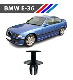 Bmw E36 M3 Davlumbaz Klipsi 100Adetli Paket