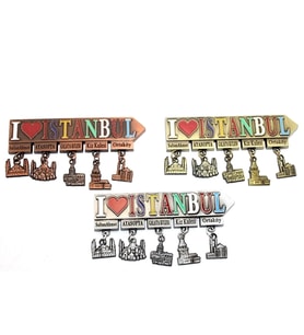 İstanbul Temalı Metal Magnet Alk3343
