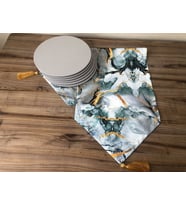 MERMER GOLD DESENLİ RUNNER & SUPLA (Krem)