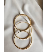 Altın Kaplama 3'lü Ajda Bileklik(2mm)