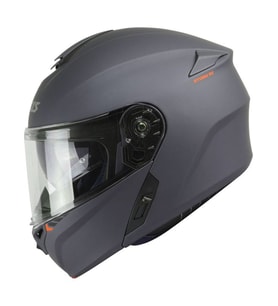 Motosiklet Kaskı Storm SV Solid A2 Matt-Titanium Çene Açılır Kask