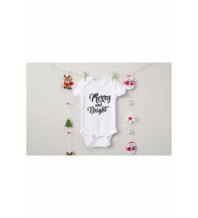 Merry and Bright Yeniyıl Tasarımlı Zıbın