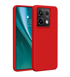 Xiaomi Redmi Note 13 Pro 4g Kılıf First Silikon - Kırmızı