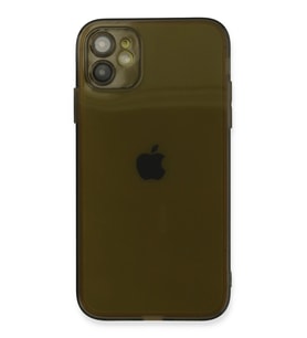 Durukar® iPhone 12 Kılıf Fly Lens Silikon - Siyah