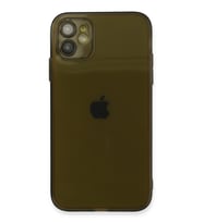 Durukar® iPhone 12 Kılıf Fly Lens Silikon - Siyah