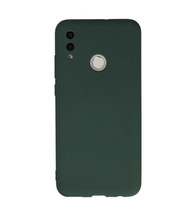 Huawei P Smart 2019 Kılıf Nano İçi Kadife Silikon - Koyu Yeşil