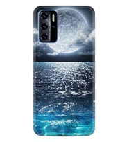 Reeder P13 Blue Max L 2022 Kılıf Resimli Desenli Baskılı Silikon Kılıf Great Moon 1301