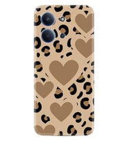 Xiaomi Redmi 15C Kılıf Boutique Baskılı Resimli Leopar Kalp Pcode -068
