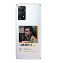 Redmi Note 12 Pro 4G Uyumlu Taxi Driver Poster Tasarımlı Şeffaf Telefon Kılıfı