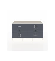 Kronos Konsol 2 Raflı 4 Çekmeceli 4 Kapaklı 176x59x99 Aytaşı-Antrasit
