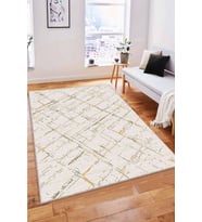 Yeşil Sarı Spor Kaymaz Taban Makinede Yıkanabilir Halı CZ03 - 100 x 160 cm